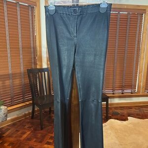 Overland Sheepskin Co. -  Black Leather pants
